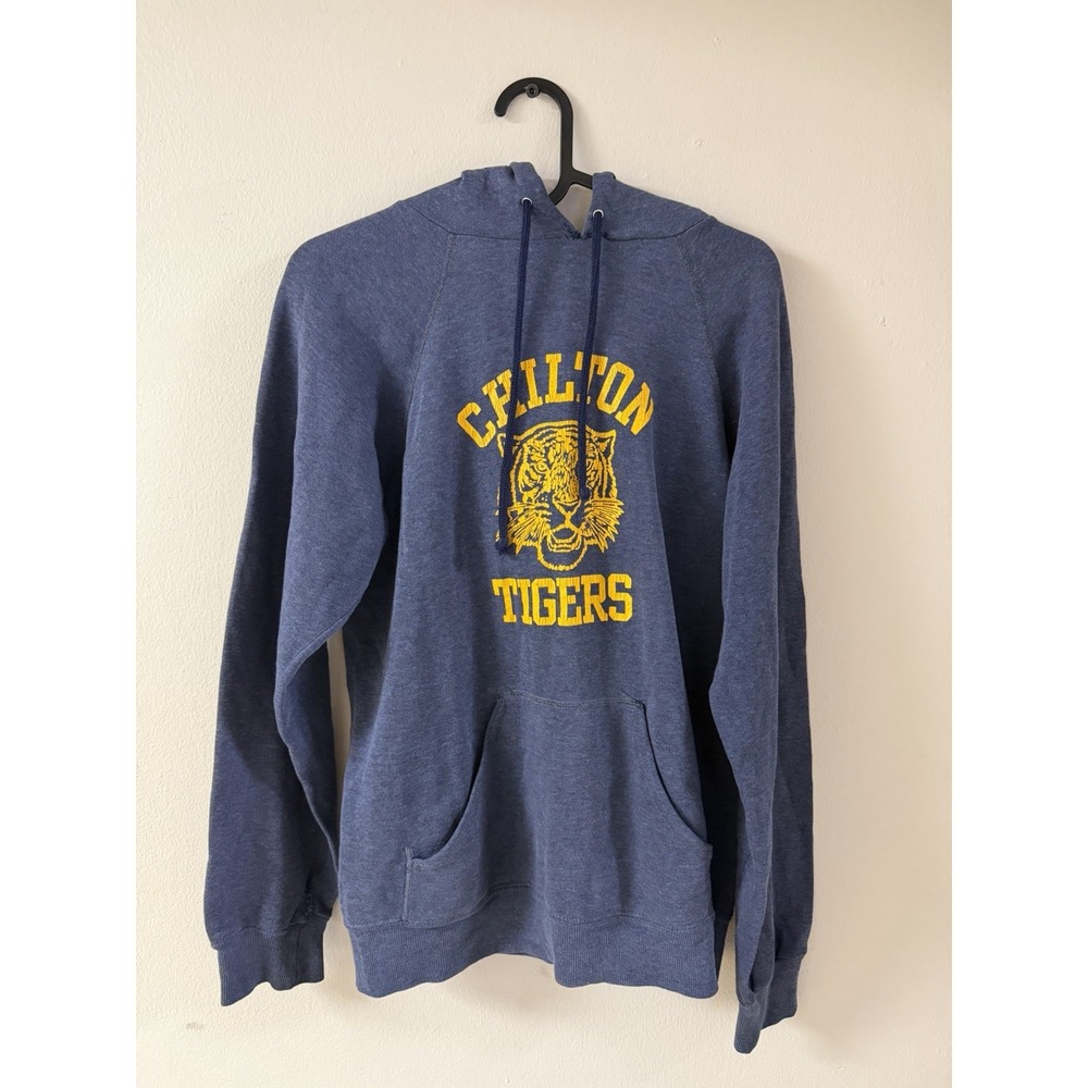 1970's Celton Tigers Hoodie Sweatshirt Velva Sheen 20x24